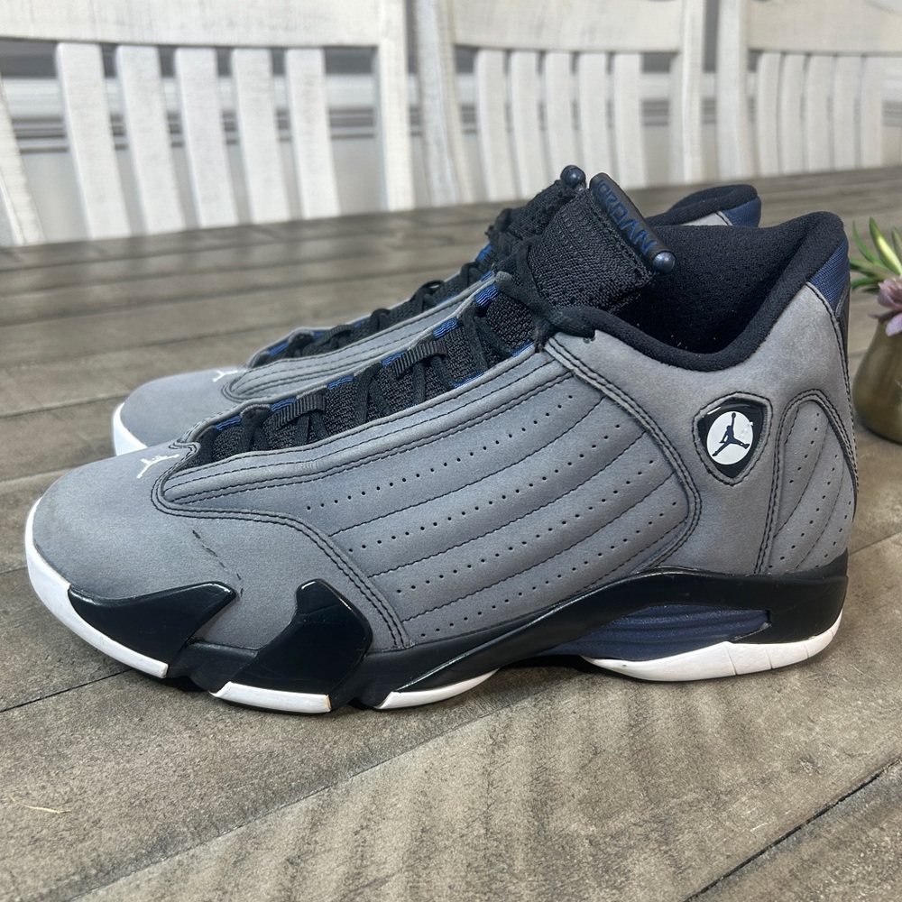 Nike Air Jordan‎ 14 XIV Retro Graphite Navy 2011 Mens Sneakers Size 9